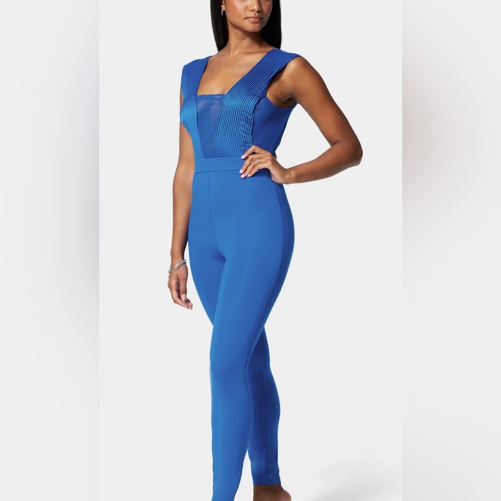 Bebe jumpsuit.  Blue.  size S.  NWT